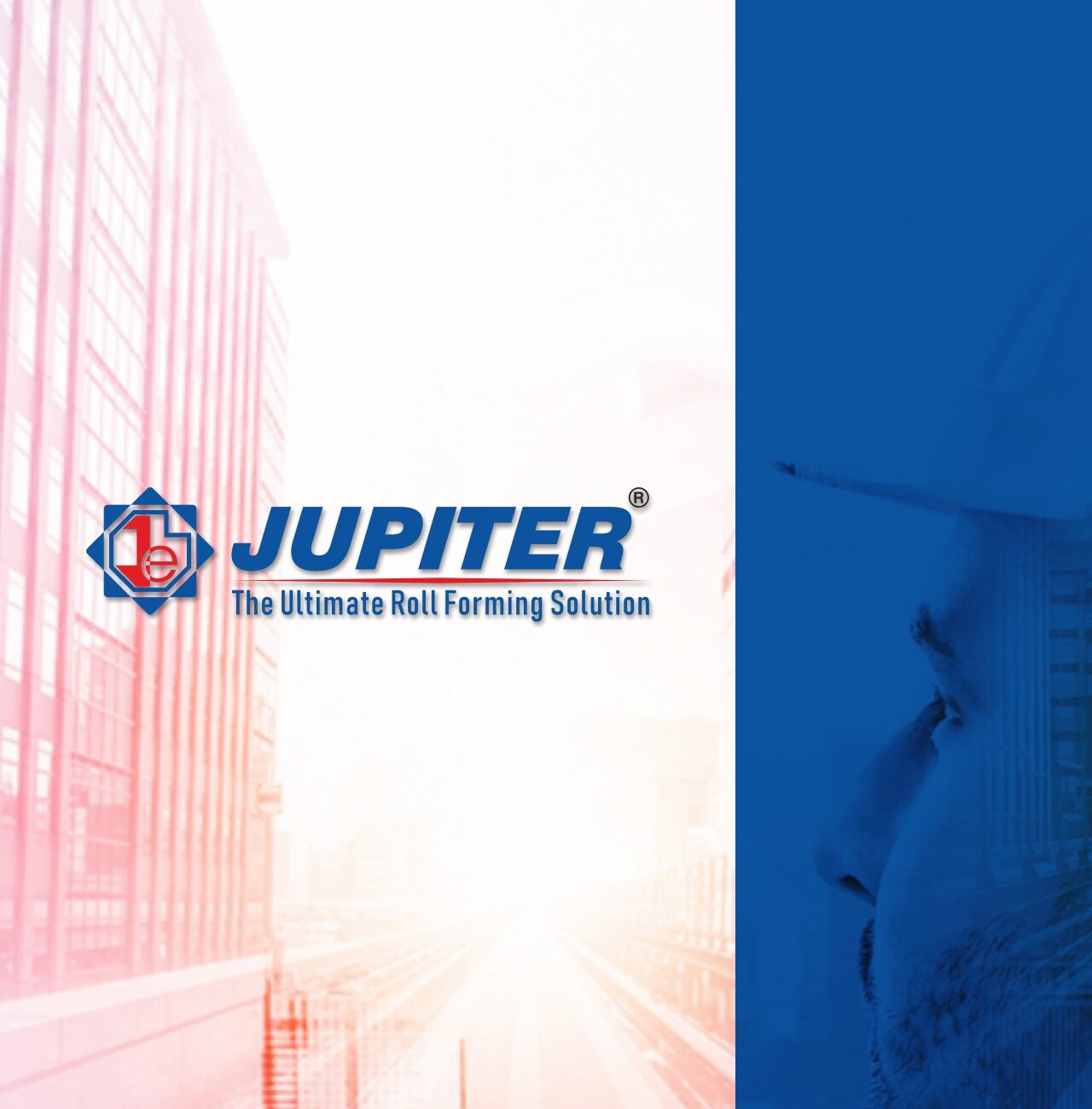 Brand identity design for JUPITER, an industrial roll forming machine manufacturer by Smit Branding Pvt Ltd