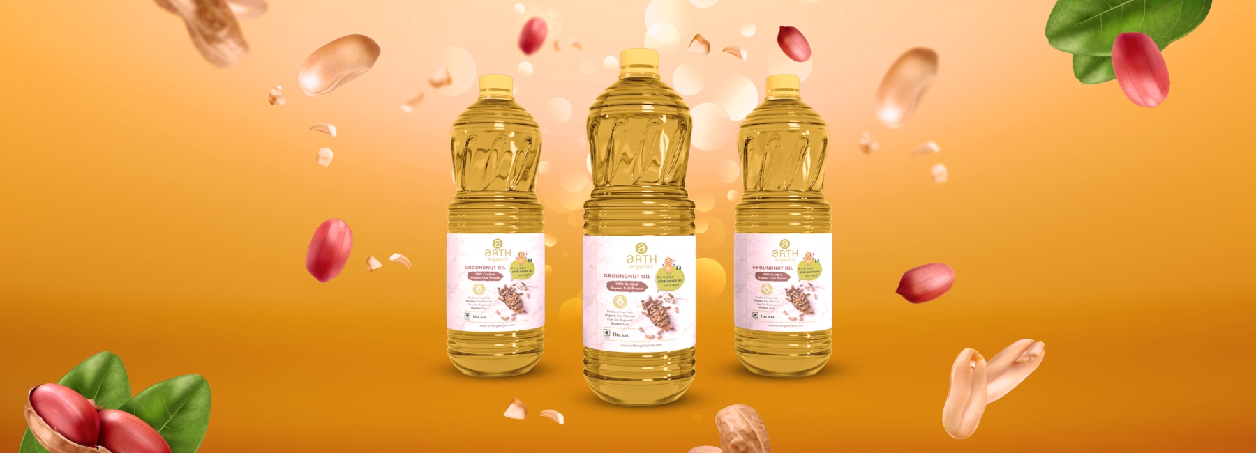 Oil packaging design, oil packaging design service, Packaging design company, peanut oil packaging, Healthy cooking oil, food branding design, FMCG product Packaging oil bottle mockup