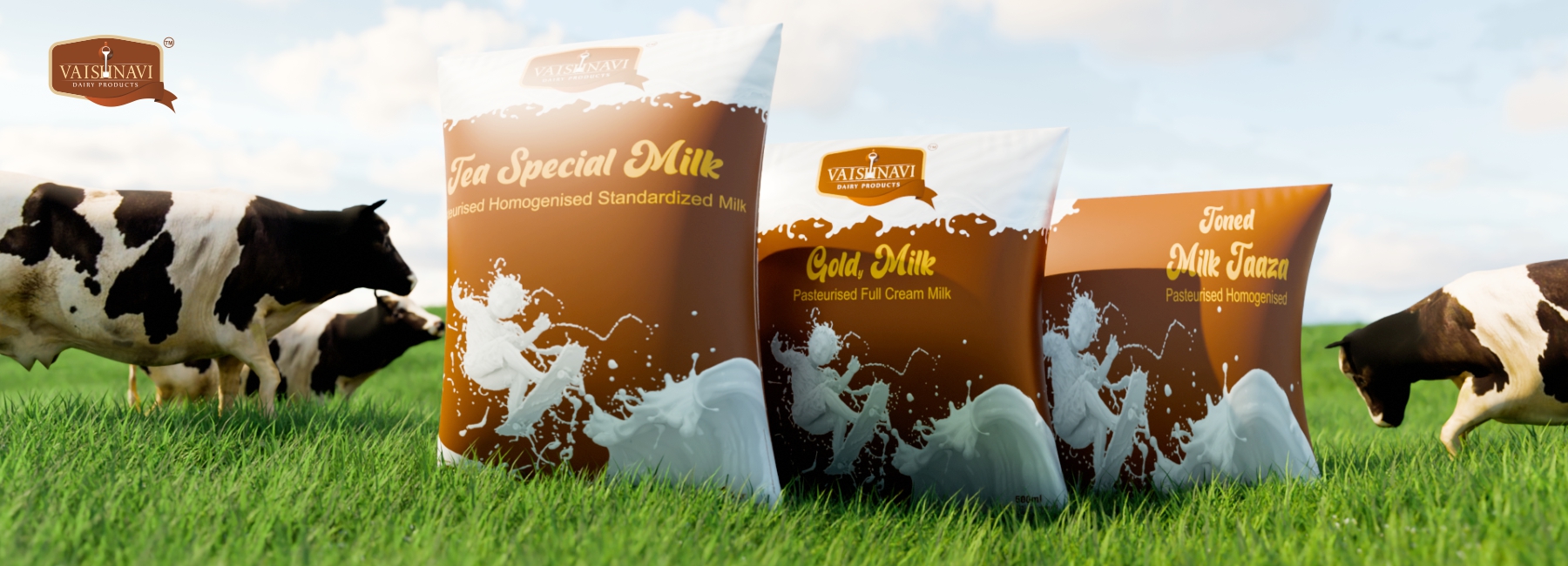 Dairy product Packaging, Milk pouch packaging, Milk Pouch Design, Milk Branding, Packaging Design Services, Creative Packaging Design Agency