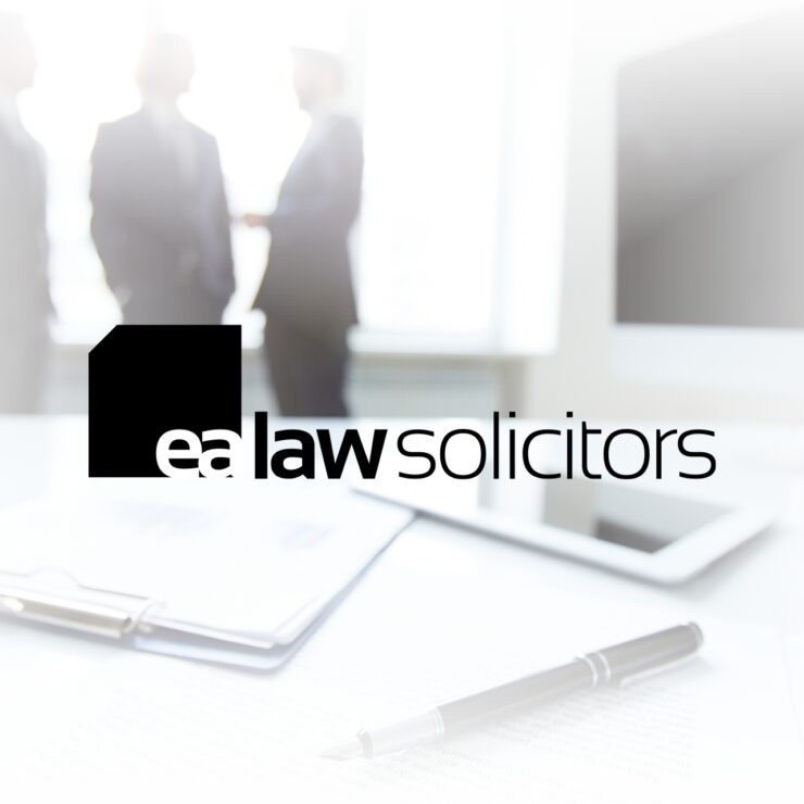 E A Law Solicitors Logo Design, UK Law Firm Logo Design, Professional Legal Branding London, Corporate Identity for Solicitors, Modern Legal Services Logo