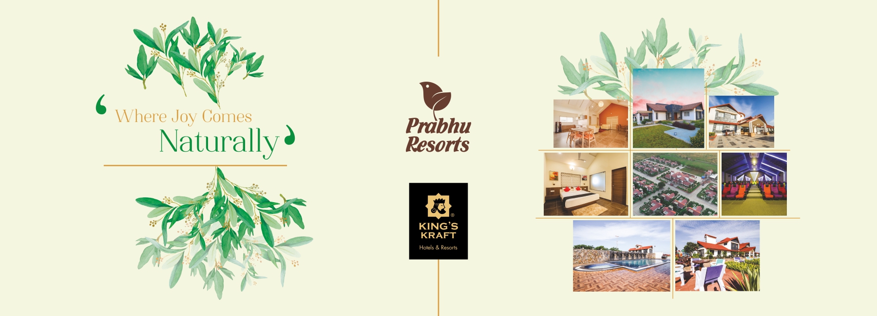 Prabhu Farms & Resort Rajkot, Hospitality Brand Presentation Design Company in Gujarat, Premium Resort Marketing Design, Luxury Hospitality Branding