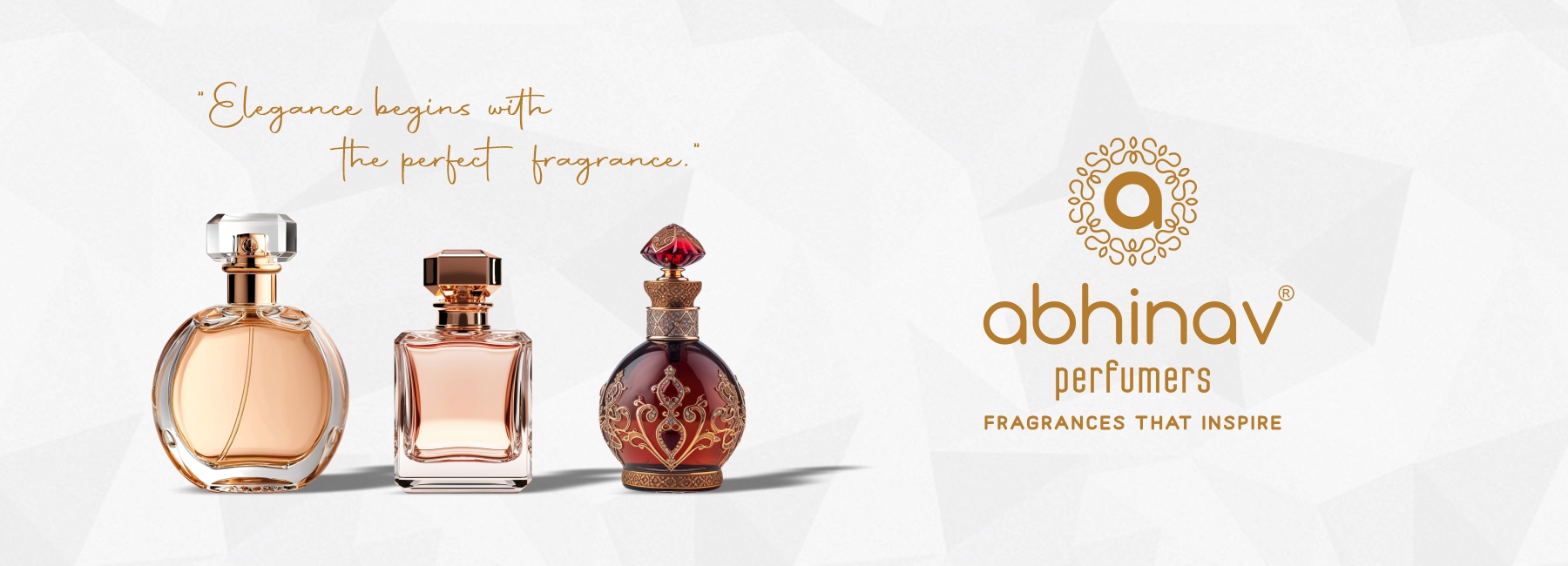 Abhinav Perfume, Modern Perfume Brand, Creative Branding for Perfume Company, Graphic Design, Brand Identity design near me