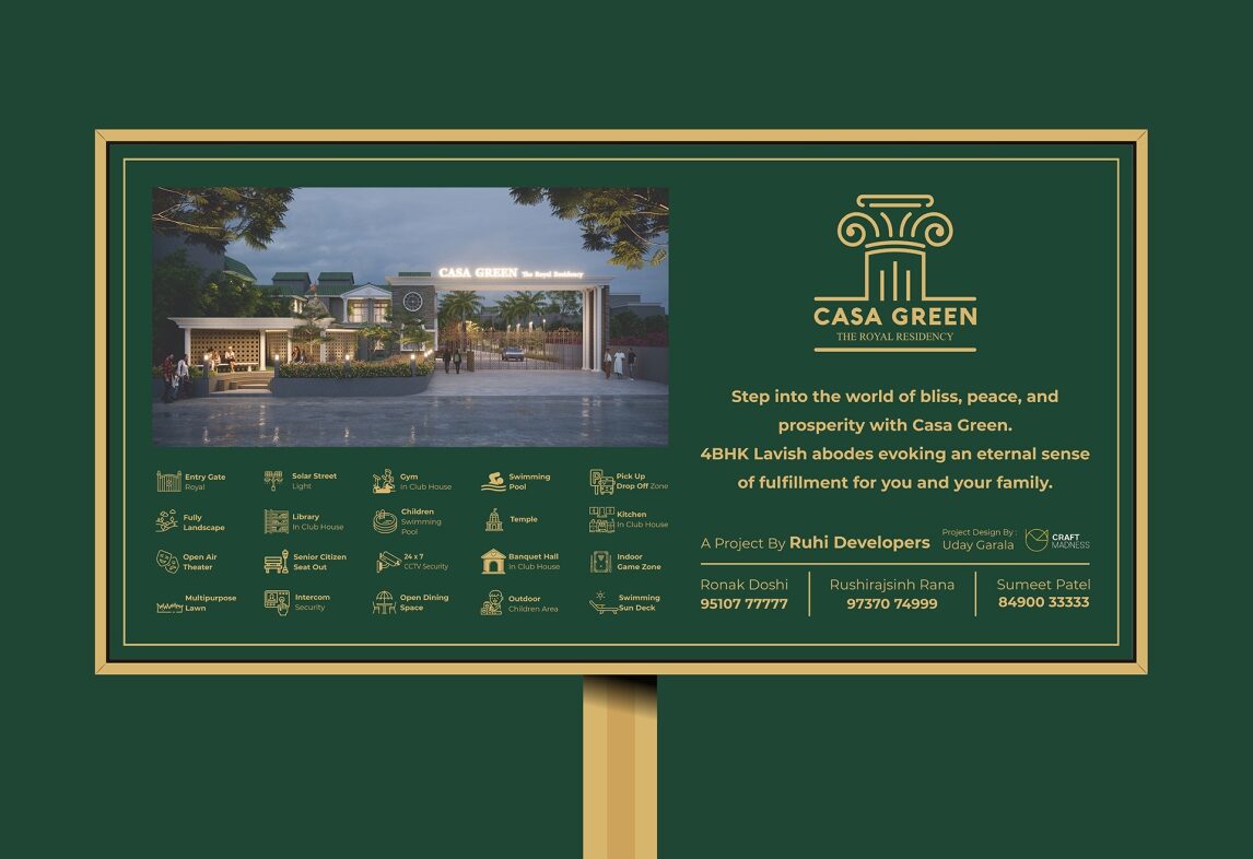 Bulk Printing Company in Gujarat, Creative Banner Design company for real estate, Luxury Property Outdoor Advertisement, Residential Project Promotion Banner, Premium Housing Project Display Design, Real estate marketing material printing company