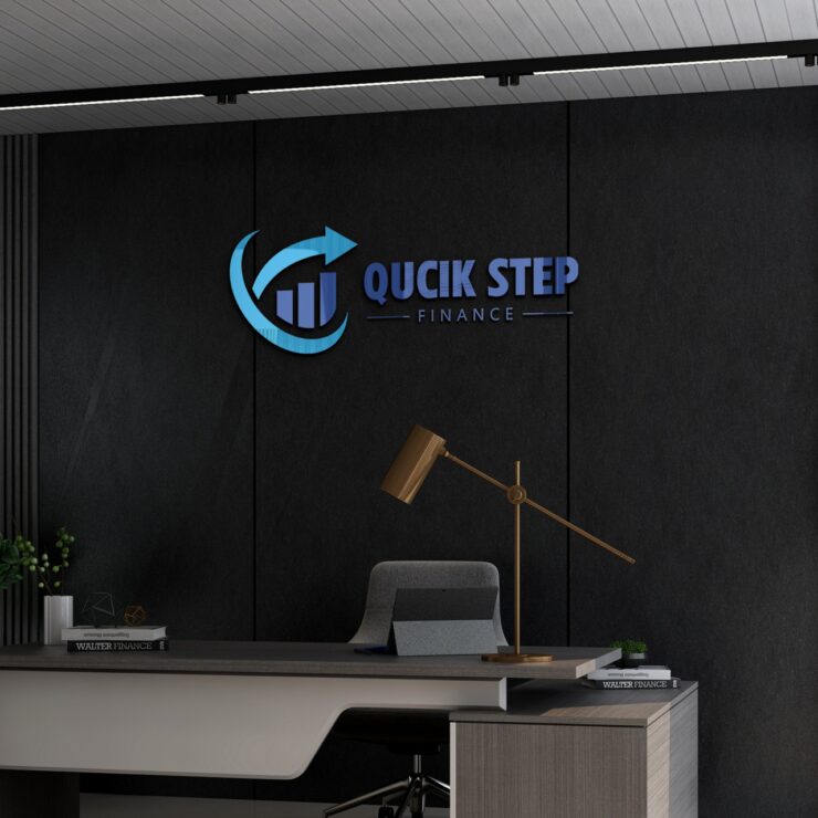 Quick Step Finance Rajkot, Logo Design Rajkot, Professional logo design, Custom logo design